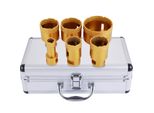 Punte Vevor Set Di Seghe A Tazza Punte Diamantate Punte Per Piastrelle M14 20 / 35 / 40 / 45 / 50 / 68 Mm Foratura Di Ceramica