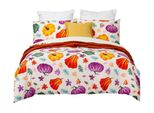 Set Di Biancheria Da Letto 3 Pezzi 135X200 Cm - Zucche Colorate