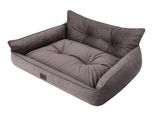 Letto Per Cani Lettino Per Cani Cuscino Trapuntato Per Cani Letto Divano Per Cani Materasso Per Cani Letto Per Cani Divano Per Cani Materasso, Fantasia Marrone, L - 64 X 49 Cm
