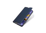 Dux Ducis Skin Pro Custodia In Ecopelle Per Xiaomi Redmi 12 / Redmi 12R - Blu