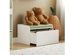 Sobuy KMB80-W Cassapanca Portagiochi Per Bambini Panca Portagiochi Per Bambini