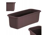 Cassetta Per Fiori Kadax "Evron"", Cassetta Per Balconi In Plastica, Vaso Per Fiori Per Balcone, Davanzale, Fioriera, 40 Cm, Marrone"
