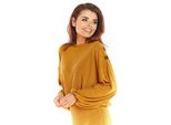 Awama Maglione Lungo Donna Iseulla A318 Cammello L/Xl