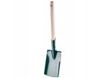 Vanga Kadax "Motz"", Vanga Da Giardiniere In Metallo Con Manico In Legno, Verde, 60 Cm"