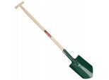 Vanga Da Giardiniere Kadax "Usinens"", Pala Da Giardino In Metallo Con Manico In Legno, Impugnatura A T, 117 Cm, Verde"