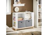 Sobuy KMB85-W Scaffale Libreria Per Bambini Scaffale Per Camera Dei Bambini Scaffale Per Camera Dei Bambini