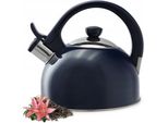 Bollitore Kadax "Vasto"", Bollitore In Acciaio Inox Per Tutti I Tipi Di Cucina, Blu Navy, 1,7 L"