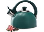 Bollitore Kadax "Vasto"", Bollitore In Acciaio Inox Per Tutti I Tipi Di Piano Cottura, Verde, 1,7 Litri"