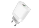 Caricatore Di Rete USB-A Qc 3.0 USB-C Pd 20W