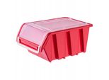 Cassetta Porta Attrezzi Kadax "Gusum"", Cassetta Con Sportello In Plastica Pp, Rosso, 1 Pezzo, 49X30 Cm"
