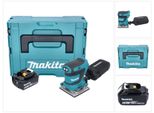 Levigatrice Orbitale A Batteria Makita Dbo 484 T1J 18 V 112 X 102 Mm + 1X Batteria 5,0 Ah + Makpac - Senza Caricabatteria