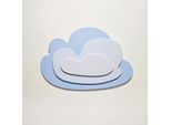 Kiddymoon Decorazione Da Parete 3D Sculture Da Parete Mdf Accessorio Per Bambini Decorazione Da Parete Per Bambini Decorazione Divertente Montessori Cloud, Blu