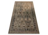 Tappeto In Lana Superior Perona Cornice, Ornamento, Orientale - Iron, Verde Verde 200X300 Cm