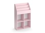 Vicco Libreria Bambini Luigi, 72 X 114.2 Cm Senza Box Pieghevole, Rosa