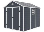 Casetta Da Giardino In Plastica Rojaplast Ave H 228 X 268 Cm Grigio
