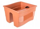 Vaso Per Ringhiera Da Balcone Kadax Con Manico Regolabile Su Due Lati "Tervo"", Fioriere, Vaso Per Ringhiera, Terracotta"