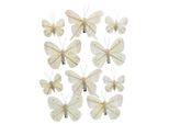 Farfalle Con Forbici 10 Pezzi, Bianco