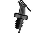 Versatore Per Bottiglie Nero Con Tappo In Plastica In Un Set Di 1 Pezzi