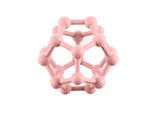 Zopa Teether Atom In Silicone, Rosa Antico