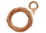 Ghirlanda Decorativa Kadax, Ideale Come Ghirlanda Per Porte, Ghirlanda In Vimini Naturale, Ghirlanda In Rattan (Marrone 40 Cm)