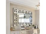 Wisfor Specchio Artloge, Specchio Da Parete Specchio Da Bagno Moderno, Specchio Di Lusso Per Corridoio Specchio Decorativo, 100×70×1,9Cm