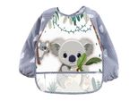 Bavaglino Impermeabile Per Neonato Con Tasca Di Raccolta Maniche Bavaglino Con Manica In Velcro Per Mangiare E Dipingere Unisex 22255