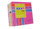Stick'n Hopax, 76X76 Mm, Cubo, Rosa Neon, 400 Fogli