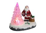 Decorazioni Per Albero Di Natale A Led, Babbo Natale Con Albero Di Natale