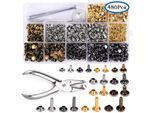 Inf Kit Rivetti Da 480 Pezzi - 4 Colori, 3 Dimensioni Multicolore