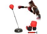 Mucola Sacco Da Boxe Da Terra Per Adulti Con Guantoni Da Boxe Sacco Da Boxe Regolabile Palla Da Boxe Punching Ball Partner Di Boxe Sacchi Da Boxe Allenamento