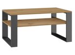 Tavolino Da Soggiorno Lauren 1 - Rovere Artisan / Antracite