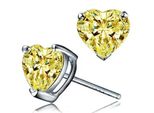 Orecchini Piccoli Cuori - Giallo KP29316