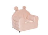 Poltrona Per Bambini, Posto Letto, Divano, Divano Letto, Poltrona, Divano, Divano Per Bambini, Camera Per Bambini, Pieghevole, Mobili In Schiuma, 49X35X42 Cm, Salmone