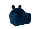 Poltrona Per Bambini, Posto Letto, Divano, Divano Letto, Poltrona, Divano, Divano Per Bambini, Camera Dei Bambini, Pieghevole, Mobili In Schiuma, 49X35X42 Cm, Blu Navy