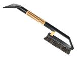 Spazzola E Raschietto 55 Cm Con Lama In Ottone, Manico In Legno Dentellato