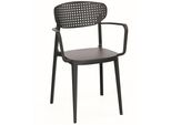 Poltrona Da Giardino Aire Armchair Impilabile Antracite