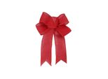 Inf 5 Confezioni Di Decorazioni Per Fiocchi Di Natale, Fiocchi Di Ghirlande, Fiocchi Per Alberi Di Natale Rosso