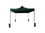 Rebecca Mobili Gazebo Pieghevole 3X3 M Con 4 Pesi In Metallo E Poliestere Verde