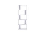 Libreria Rebecca Mobili A 5 Scomparti In Mdf, Bianco