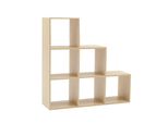 Libreria Rebecca Mobili Con 6 Ripiani In Mdf Beige