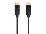 Cavo Displayport 1.2 Ccs 4K Aisens A124-0741/ Displayport Maschio - Displayport Maschio/ Fino A 5W/ 2300Mbps/ 3M/ Nero