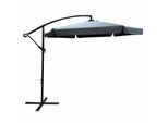 Akord Ombrellone Da Giardino Cynia Grigio 245X245X245 Cm