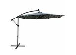Akord Ombrellone Da Giardino Milin Grigio 245X245X245 Cm