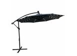 Akord Ombrellone Da Giardino Milin Grigio 245X245X245 Cm