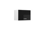 Vicco Pensile Universale R-Line, 60 Cm Con Porta A Ribalta, Nero Lucido/Bianco