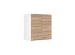 Vicco Pensile Da Cucina R-Line, 60 Cm, Sonoma/Bianco