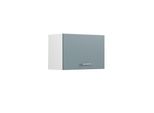 Vicco Pensile Universale R-Line, 60 Cm Con Porta A Ribalta, Grigio-Blu/Bianco