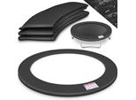 Kiduku® Copertura Bordo Trampolino Antracite Ø366 Cm Copertura Molla Protezione Bordo Antistrappo