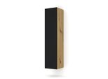 Pensile Duo 150 Cm Rovere Artigianale / Nero Opaco - Pensile A 1 Anta