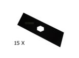 15 X 16,3CM Set Di Lame Per Scarificatore Solo E 516, B 518 - Acciaio Hq